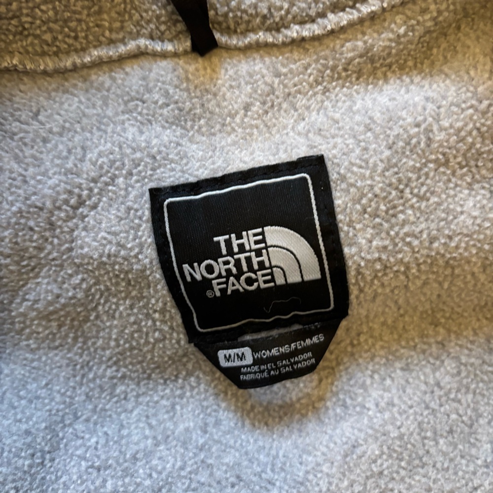 The North Face Light Gray Fleece Jacket - Picture 3 of 3